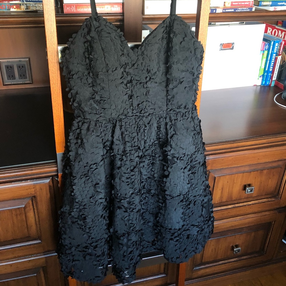 H&M Floral Black Dress